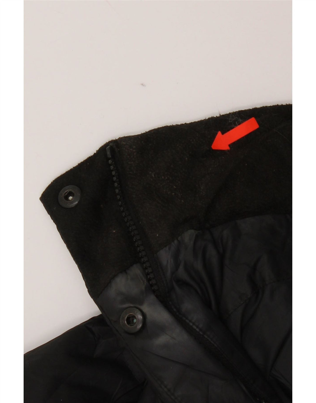 Γυναικείο παλτό με κουκούλα Eddie Bauer UK 14 μεσαίο μαύρο πολυεστέρας