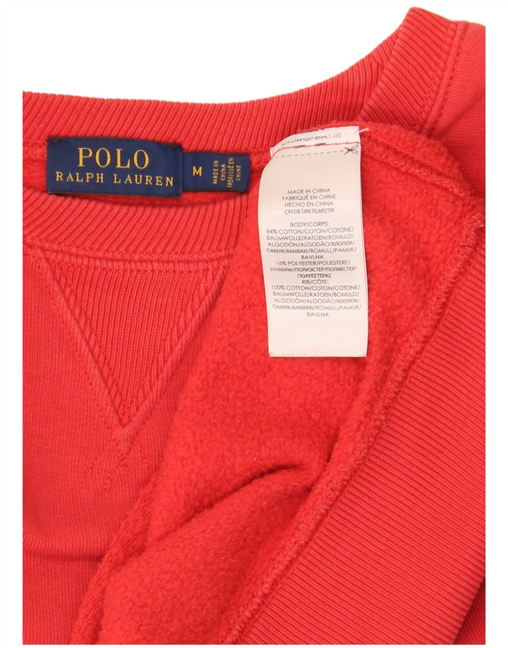 Polo Ralph Lauren Γυναικείο φούτερ μεγάλου μεγέθους Jumper UK 14 Medium Red