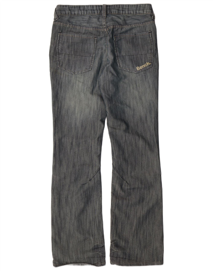 ΠΑΓΚΟΣ Ανδρικό τζιν μποτάκι με κανονική εφαρμογή W32 L31 Μπλε βαμβακερό