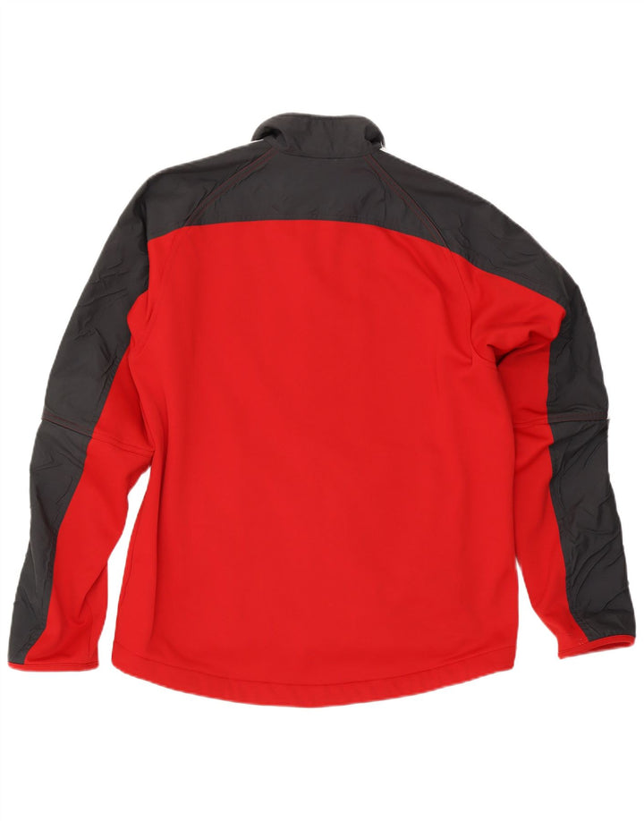 Ανδρική φόρμα Adidas Top Jacket UK 42/44 Μεγάλο κόκκινο χρώμα πολυεστέρα