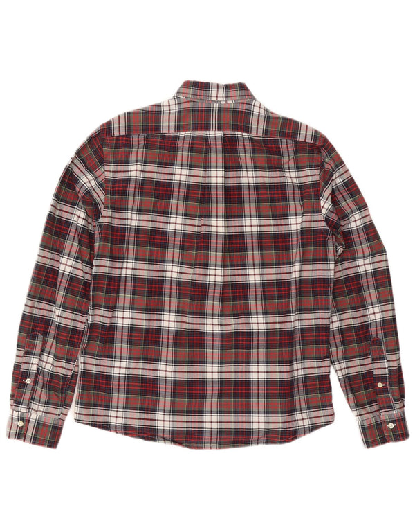 RALPH LAUREN Ανδρικό φανελένιο πουκάμισο μεσαίο πολύχρωμο βαμβακερό καρό