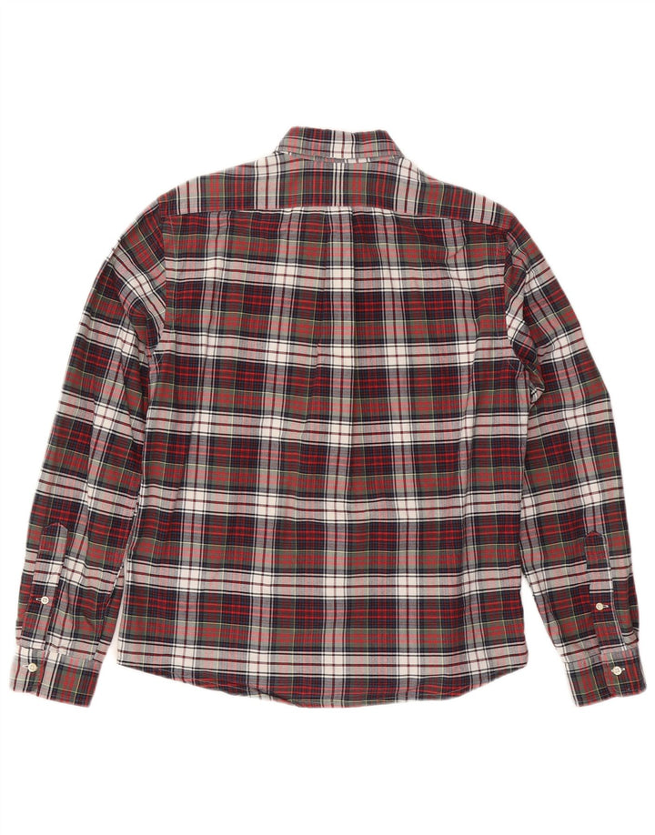 RALPH LAUREN Ανδρικό φανελένιο πουκάμισο μεσαίο πολύχρωμο βαμβακερό καρό