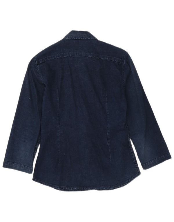 Levi's Girls 3/4 μανίκι τζιν πουκάμισο 15-16 ετών Small Navy Blue