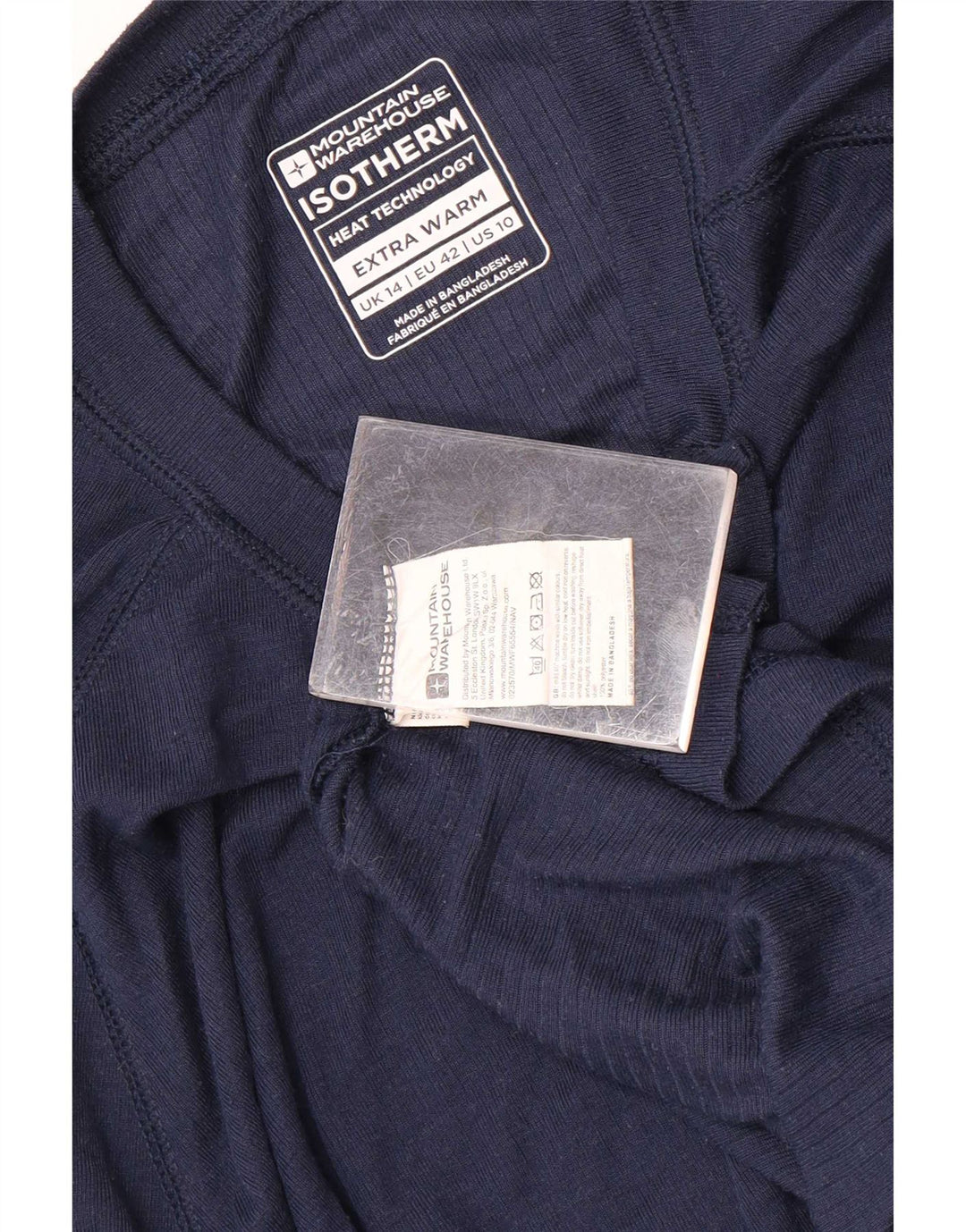 Mountain Warehouse Γυναικείο τοπ μακρυμάνικο UK 14 Large Navy Blue Polyester