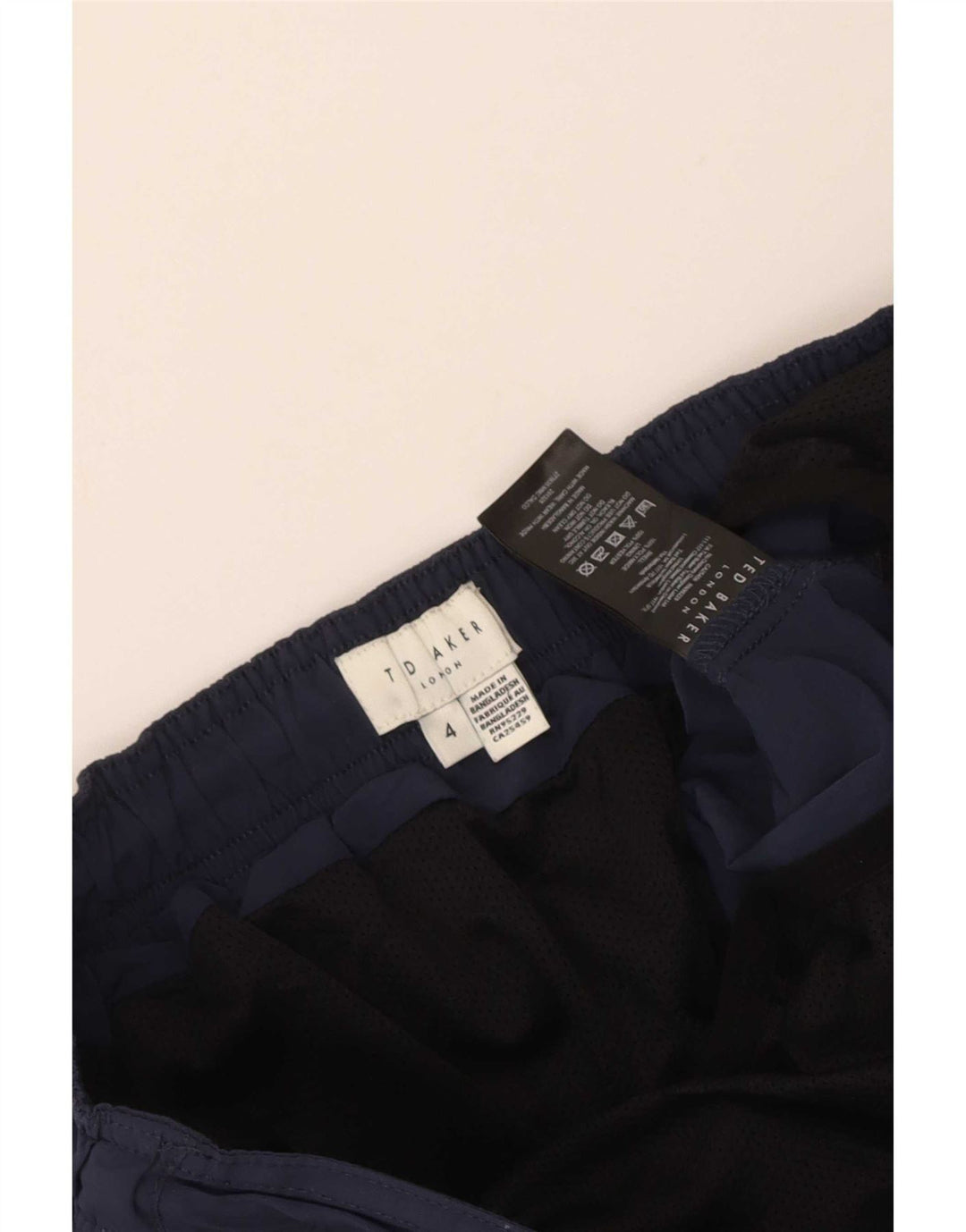 Ανδρικό σορτς κολύμβησης Ted Baker 4 Μεγάλο Navy Blue Polyamide