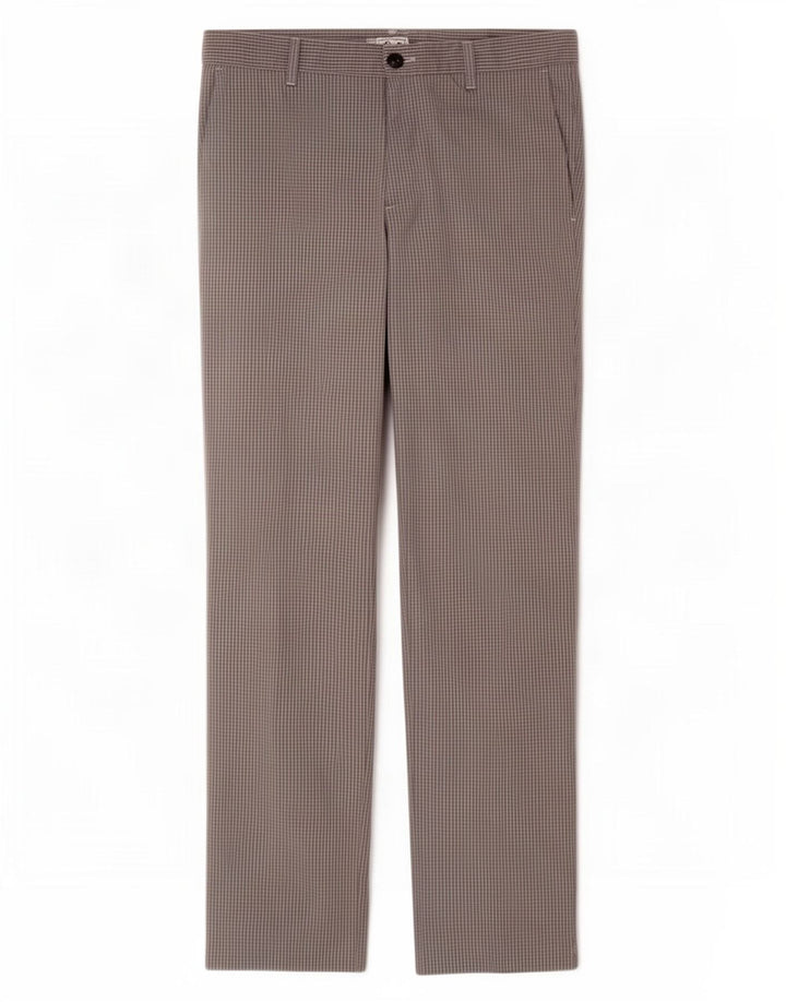 Ανδρικό ίσιο παντελόνι Chino Adidas W32 L30 Grey Gingham Polyester