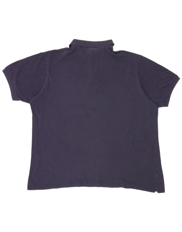 Ανδρικό πουκάμισο Polo Lacoste Νούμερο 8 3XL Navy Blue Βαμβακερό