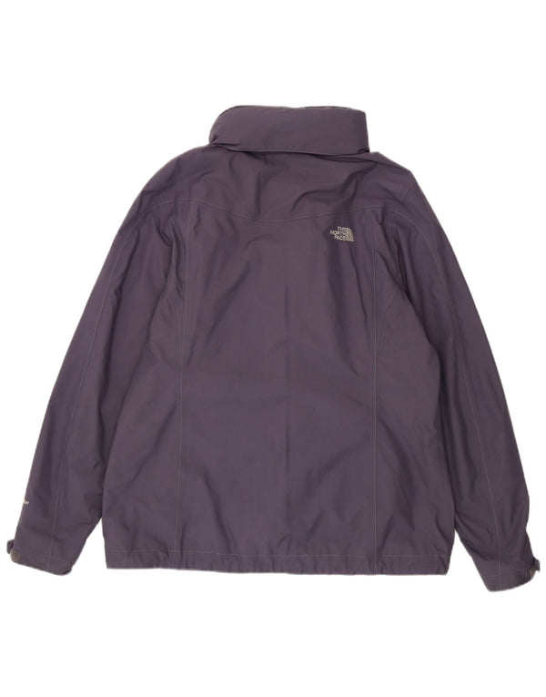 The North Face γυναικείο μπουφάν με κουκούλα αντιανεμικό UK 40 Large Purple Nylon