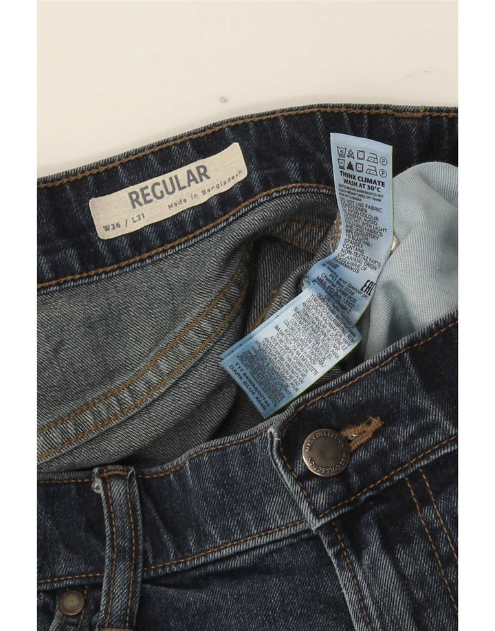 Ανδρικό τζιν κανονικό ίσιο Marks & Spencer W36 L31 Μπλε βαμβακερό