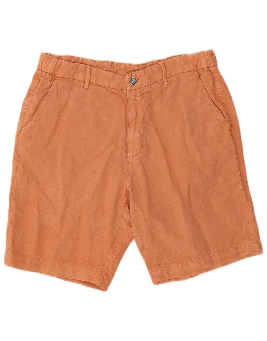 Massimo Dutti Ανδρικό σορτς Chino EU 42 Μεγάλο W32 Πορτοκαλί βαμβακερό