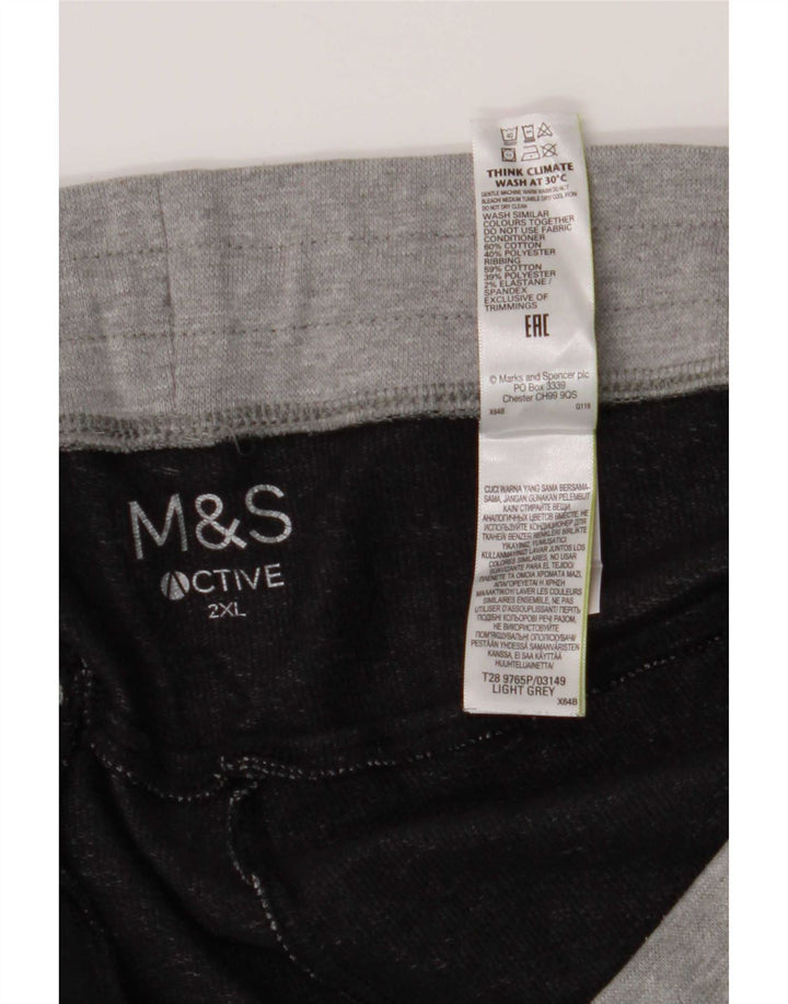 Ανδρικό αθλητικό σορτς Marks & Spencer 2XL Γκρι βαμβακερό