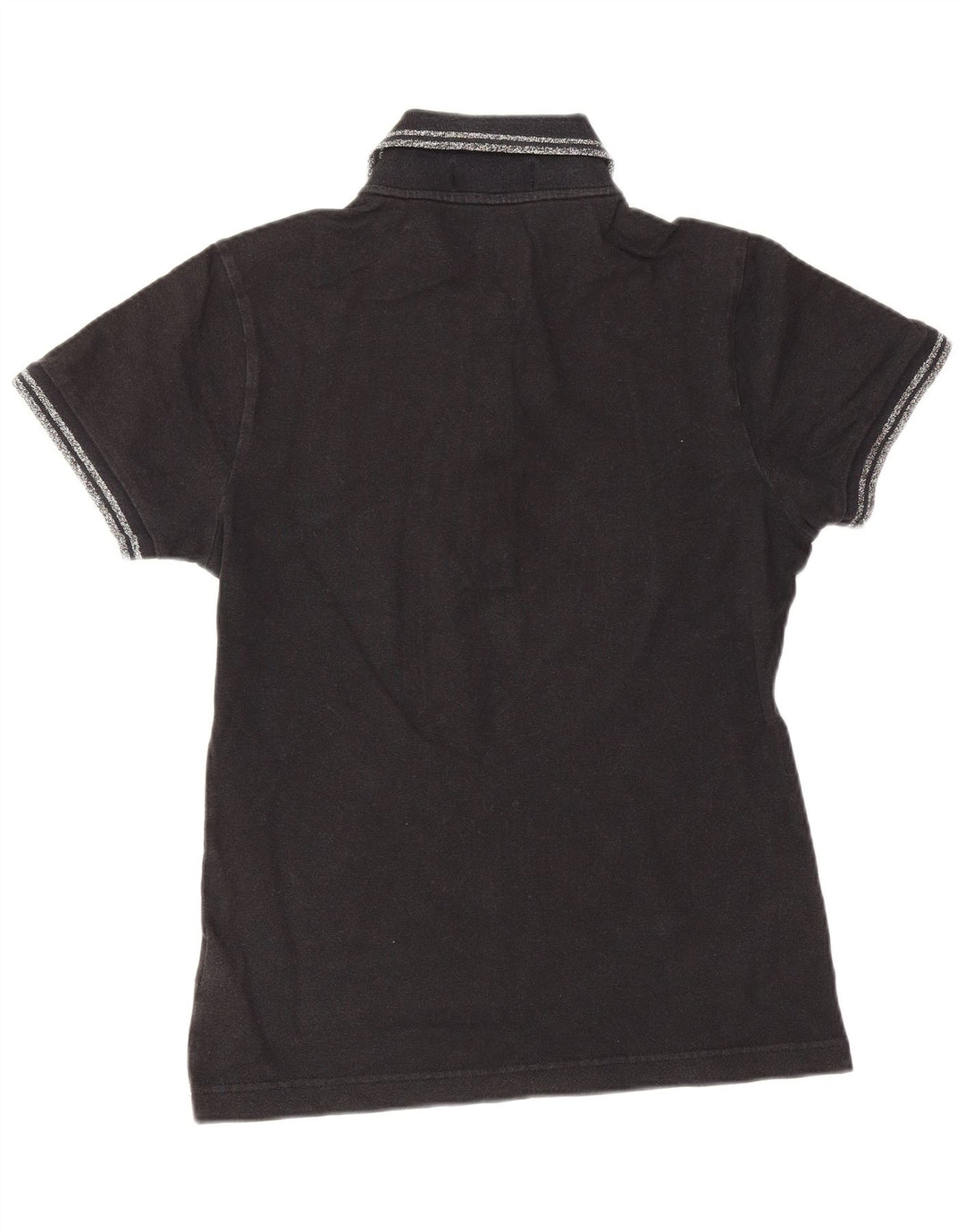 Fred Perry Γυναικείο πουκάμισο πόλο UK 10 Small μαύρο βαμβακερό