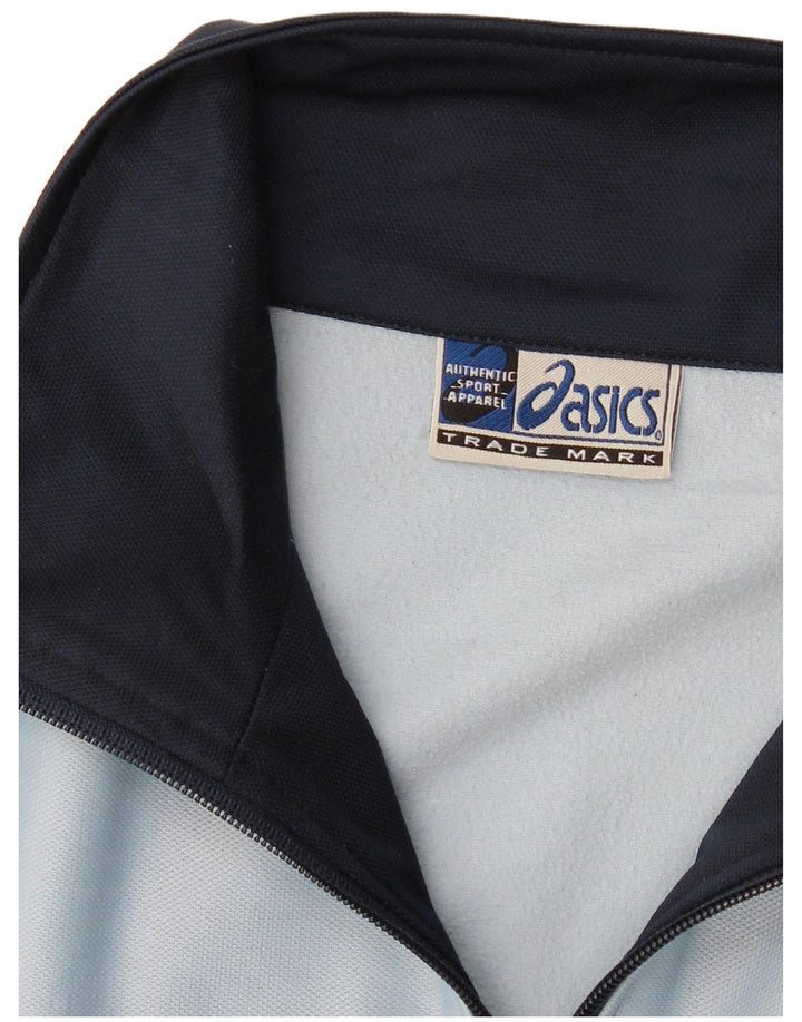 Ανδρική φόρμα Asics Top μπουφάν Medium Navy Blue Colourblock