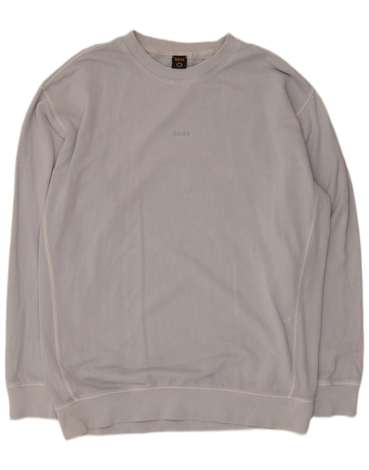 Ανδρικό φούτερ Hugo Boss Jumper 2XL Μπλε βαμβακερό