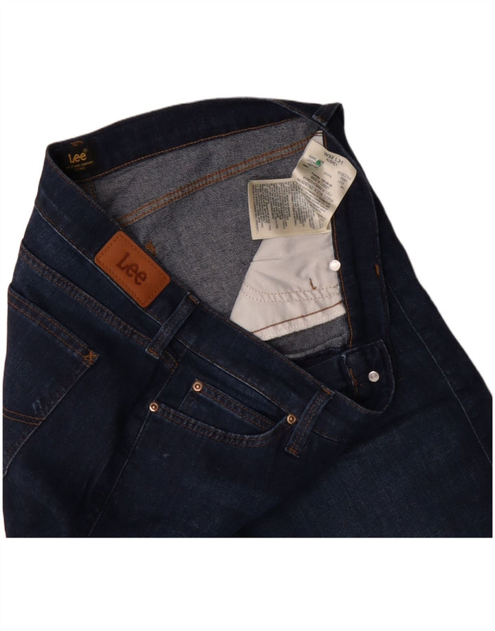 LEE Γυναικείο Aubrey Wide Leg Jeans W32 L31 Navy Blue Cotton