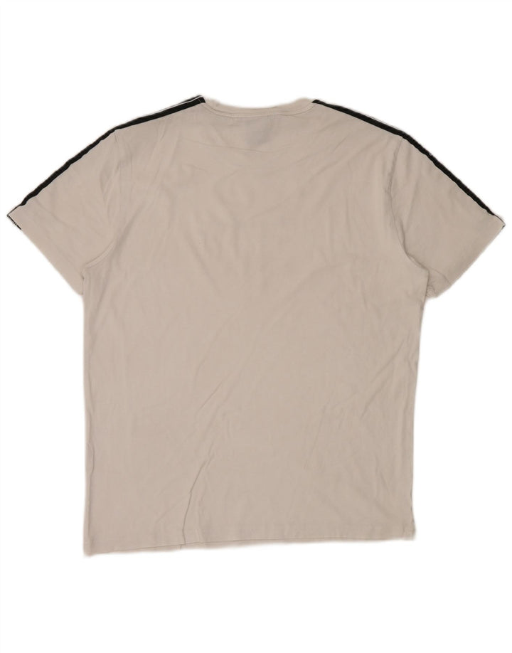 Ανδρικό γραφικό T-Shirt Champion Top Medium White Colourblock