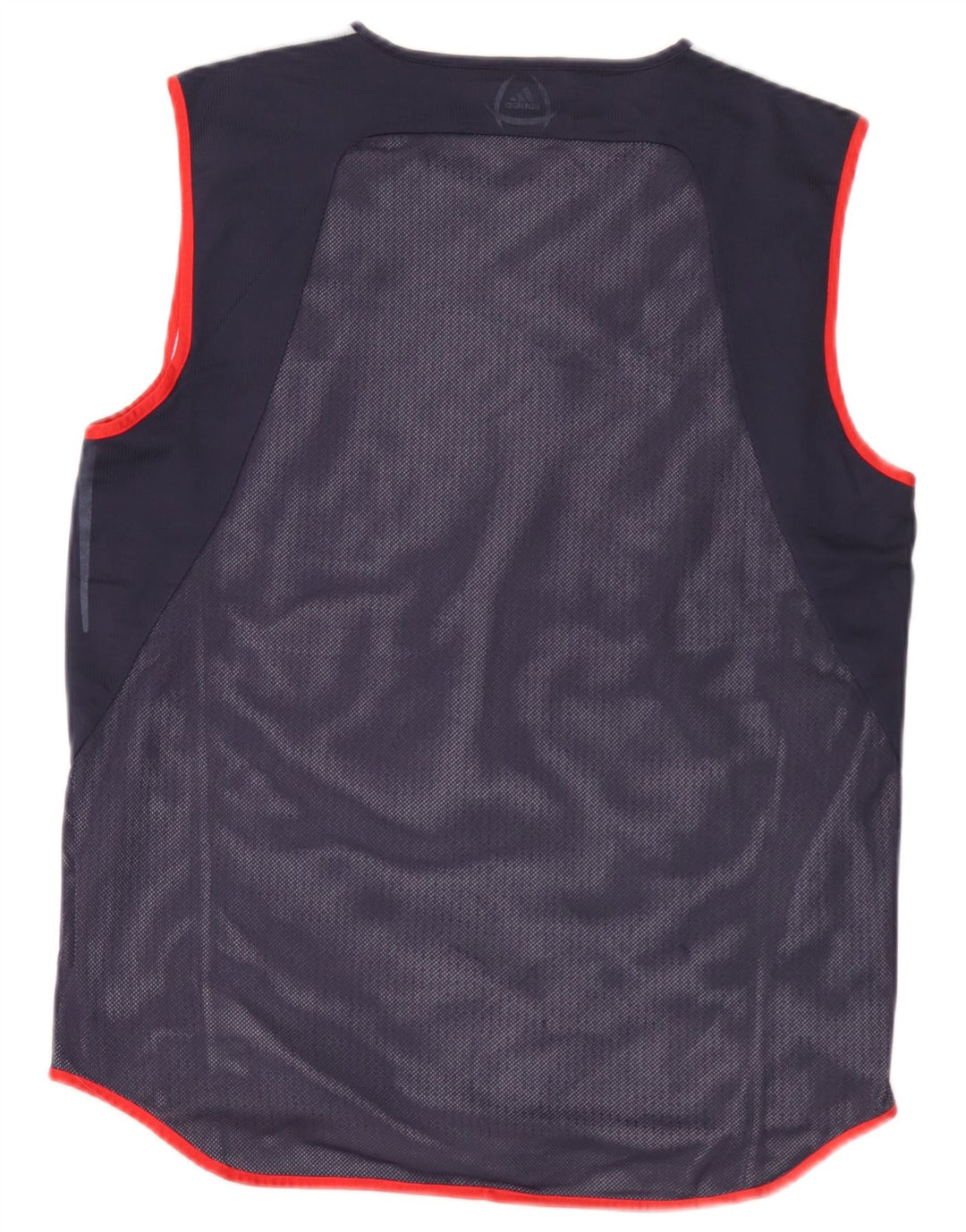 Adidas Ανδρικό γιλέκο Climacool Top Large Navy Blue Colorblock Πολυεστέρας