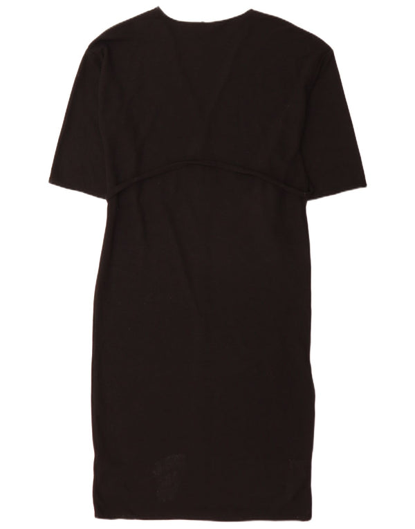 Zara Γυναικείο Μάξι Φόρεμα UK 10 Small Black Polyester