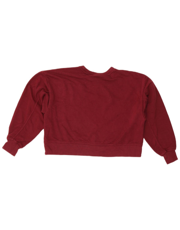 Γυναικεία φούτερ NIKE γραφικών υπερμεγέθης, Jumper UK 10 Small Maroon