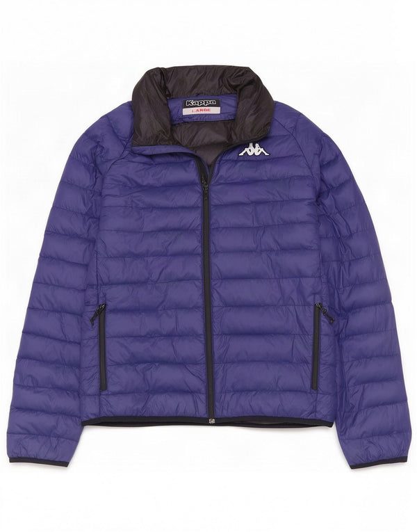 Kappa Ανδρικό μπουφάν UK 40 Large Navy Blue Polyamide
