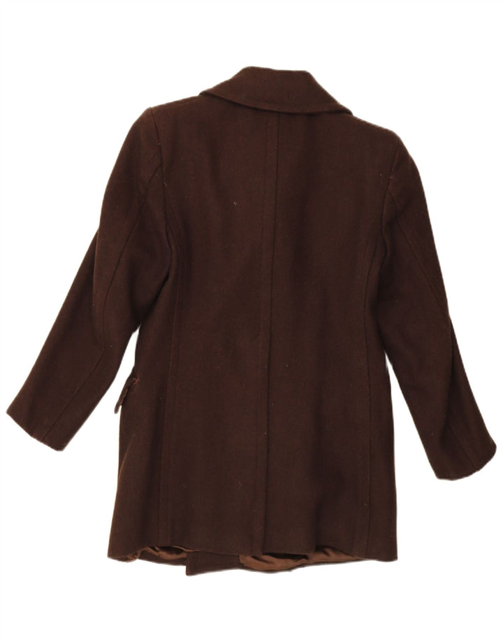 Vintage Ανδρικό Διπλό Παλτό IT 46 Μικρό Καφέ