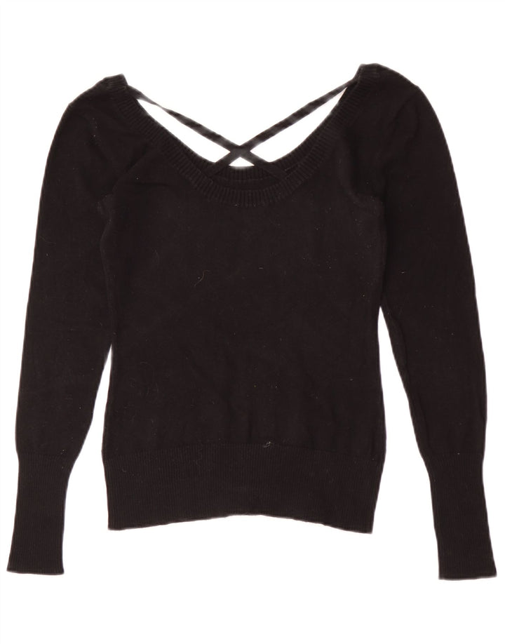 Guess Γυναικεία μακρυμάνικη μπλούζα τοπ UK 8 Small Black