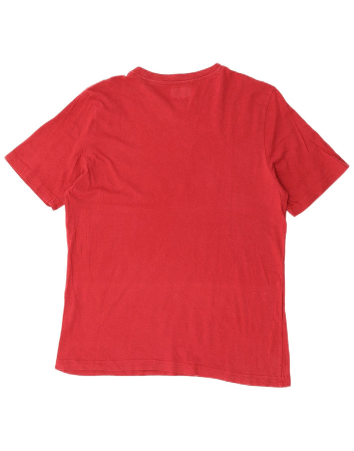 Ανδρικό γραφικό T-Shirt Kappa Top Μεσαίο κόκκινο βαμβακερό
