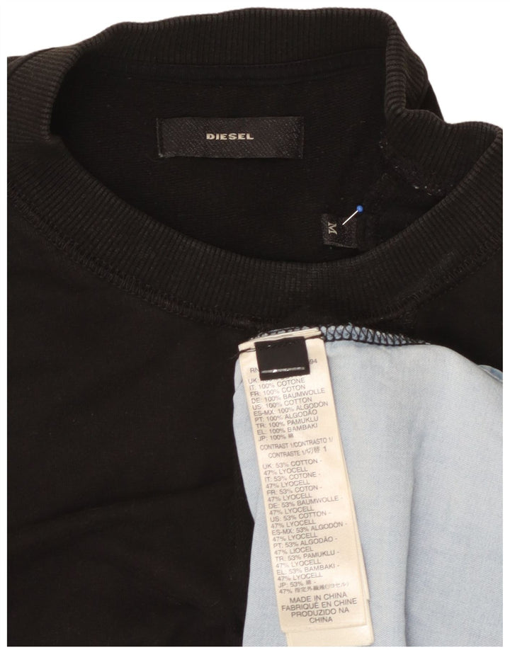 Γυναικεία φούτερ DIESEL Jumper UK 14 Medium Black Colourblock