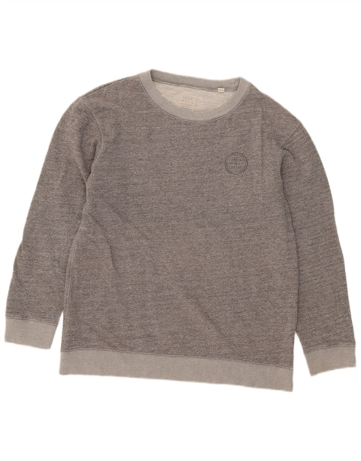 Jack Wills Γυναικείο Φούτερ Jumper UK 12 Βαμβακερό μεσαίο γκρι