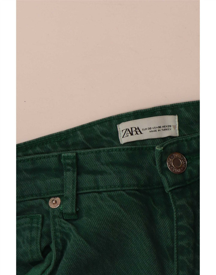 Zara Γυναικείο Loose Jeans EU 38 Small W28 L31 Green