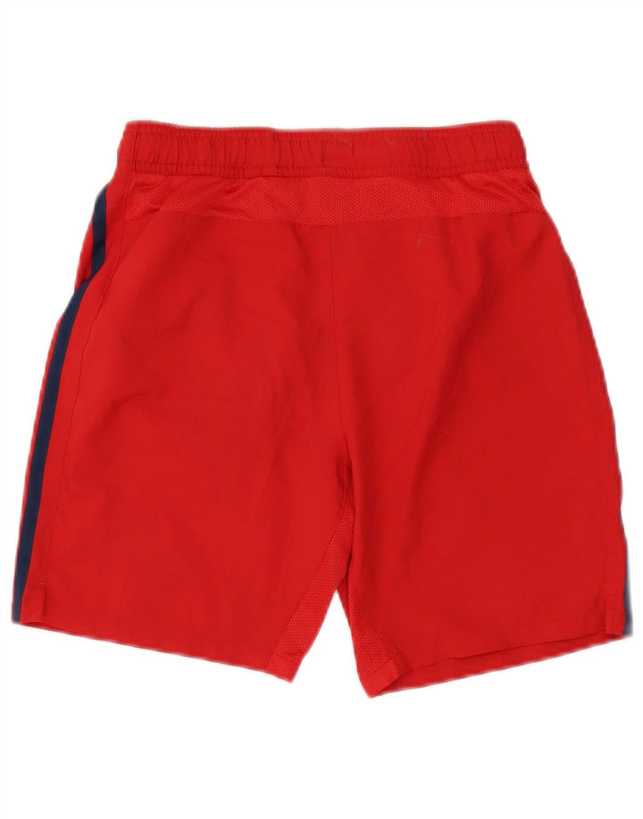Αθλητικά σορτς NIKE Boys Barcelona 10-11 ετών Μεσαίο κόκκινο ριγέ πολυεστέρα