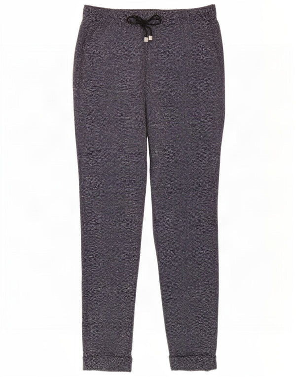 Marks & Spencer Γυναικείο Slim Casual Παντελόνι UK 8 Small W26 L27 Blue Flecked