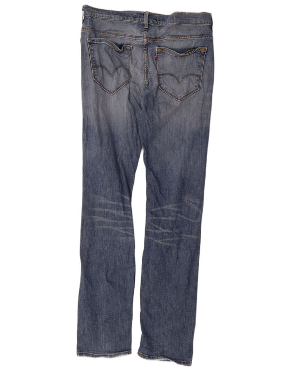 LEVI'S Ανδρικό 519 Slim Jeans W34 L34 Μπλε Βαμβακερό