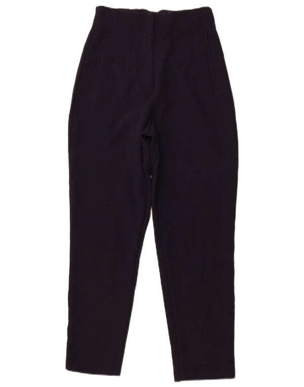 ZARA Γυναικείο ψηλόμεσο κωνικό casual παντελόνι XS W24 L26 Navy Blue