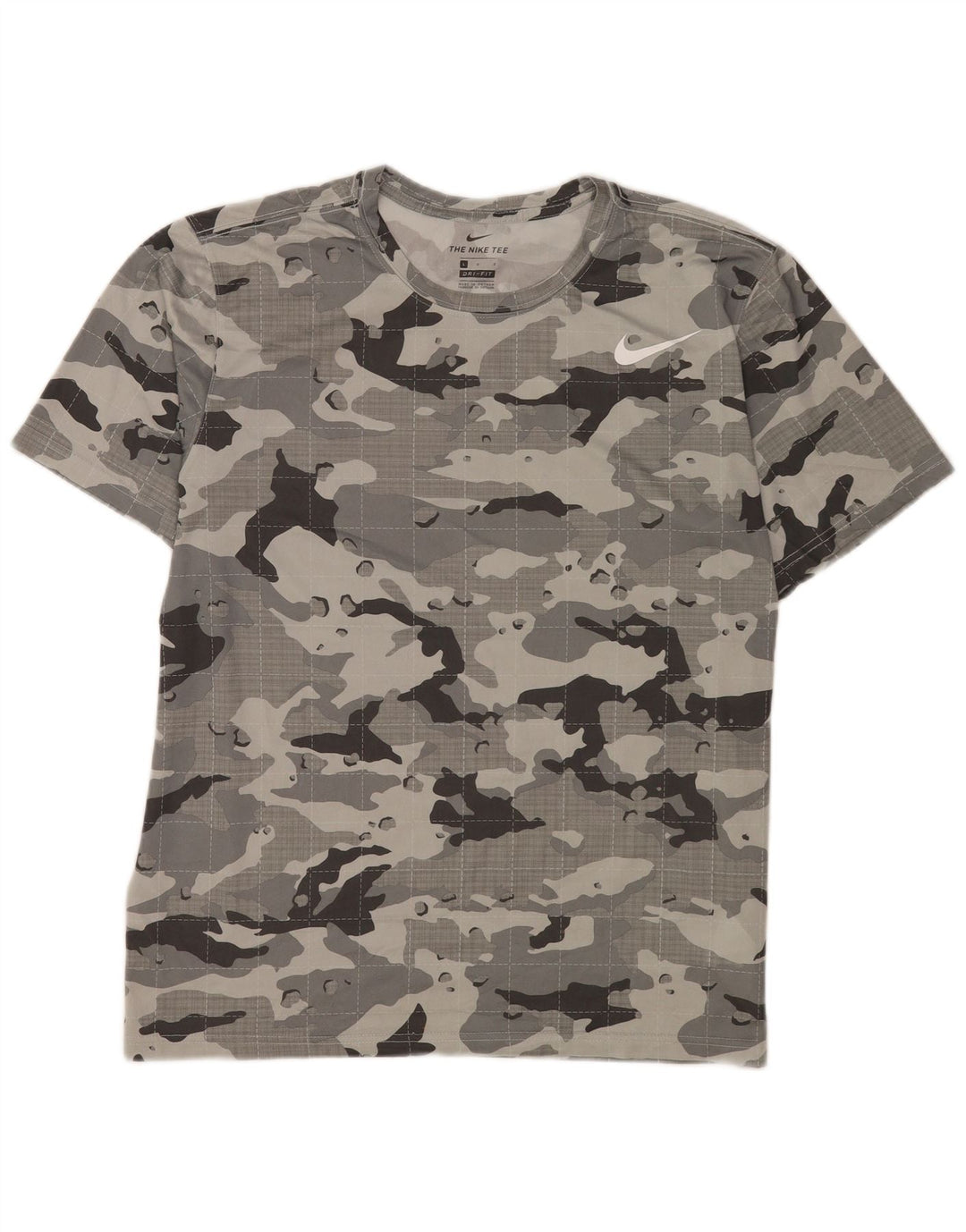 Ανδρικό T-Shirt Nike Dri Fit Top Large Grey Camouflage Polyester