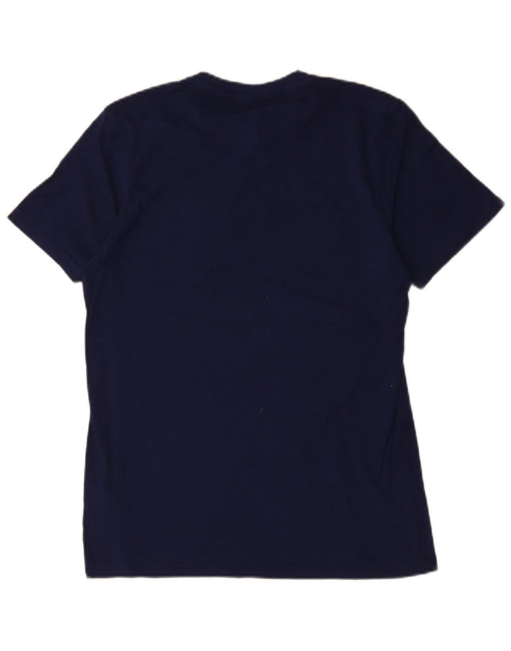 Ανδρικό T-Shirt Adidas Top Small Navy Blue από βαμβάκι