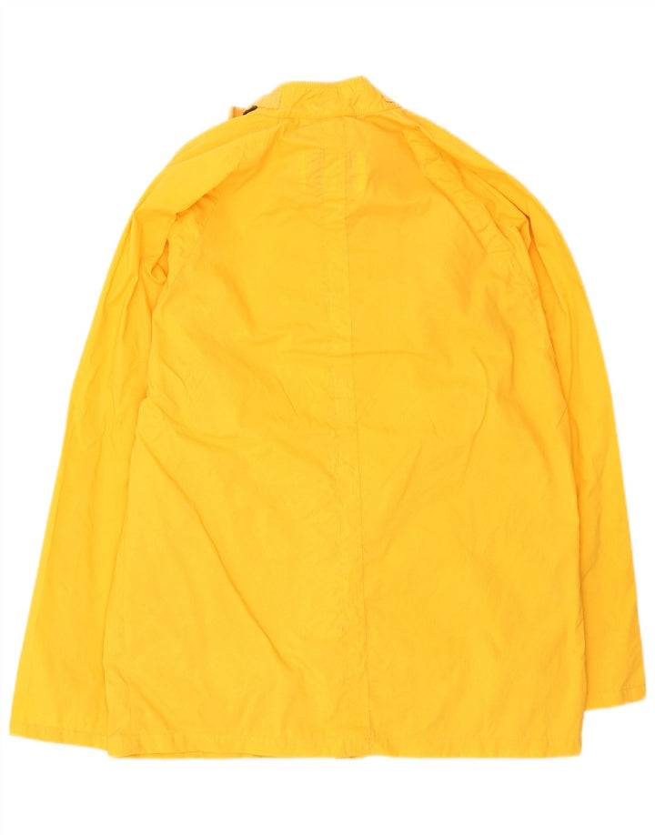 Carrera Ανδρικό γραφικό μπουφάν βροχής UK 40 Large Yellow Polyamide