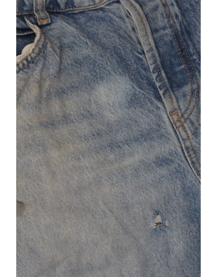 Zara Γυναικείο Straight Jeans EU 38 Small W28 L28 Blue