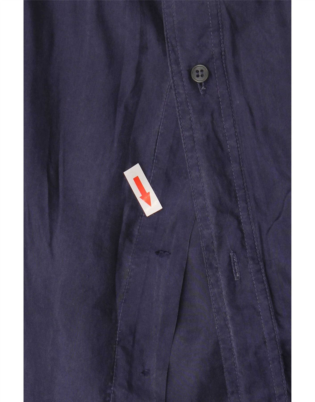 Ανδρικό πουκάμισο Robert Stock XL Navy Blue Silk