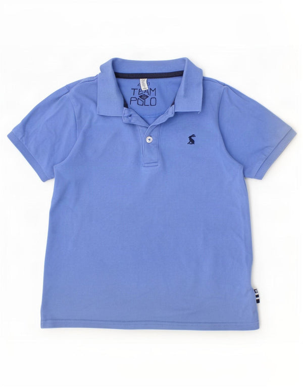 Joules Boys Polo πουκάμισο 7-8 ετών Μπλε βαμβακερό