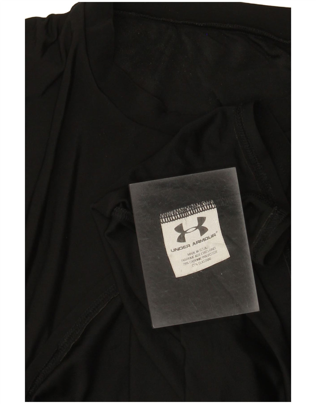 Under Armour Ανδρικό T-Shirt Top Μικρό μαύρο βαμβακερό