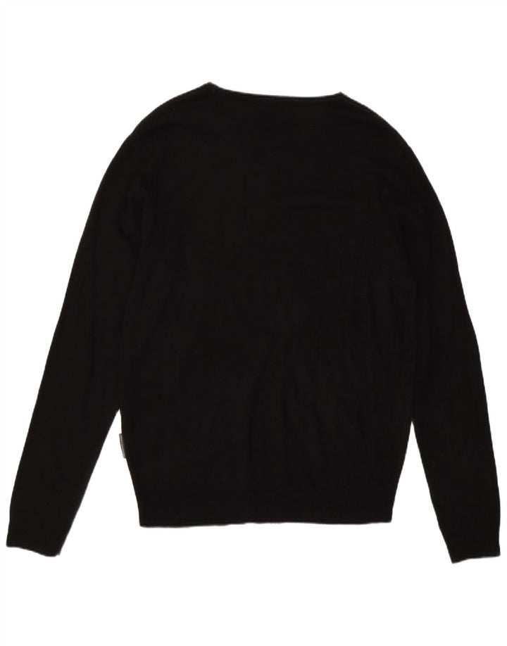 Ανδρικό πουλόβερ French Connection Boat Neck Jumper Μεσαίο Μαύρο Ακρυλικό