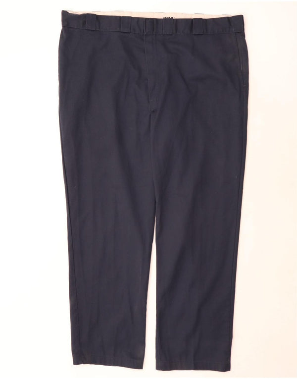 Dickies Mens 874 Straight Παντελόνι Chino W46 L32 Navy Blue Polyester