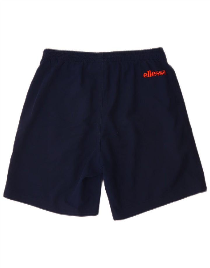 Ellesse Boys Sport Short 11-12 Years Navy Blue Polyester