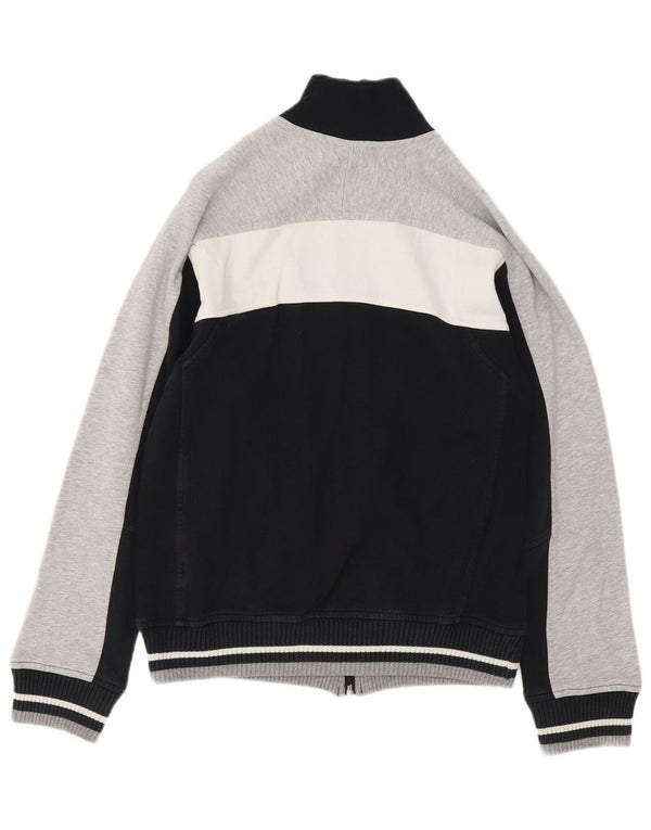 Γυναικεία αθλητική φόρμα Diadora Top Jacket UK 10 Small Black Colourblock Βαμβακερό