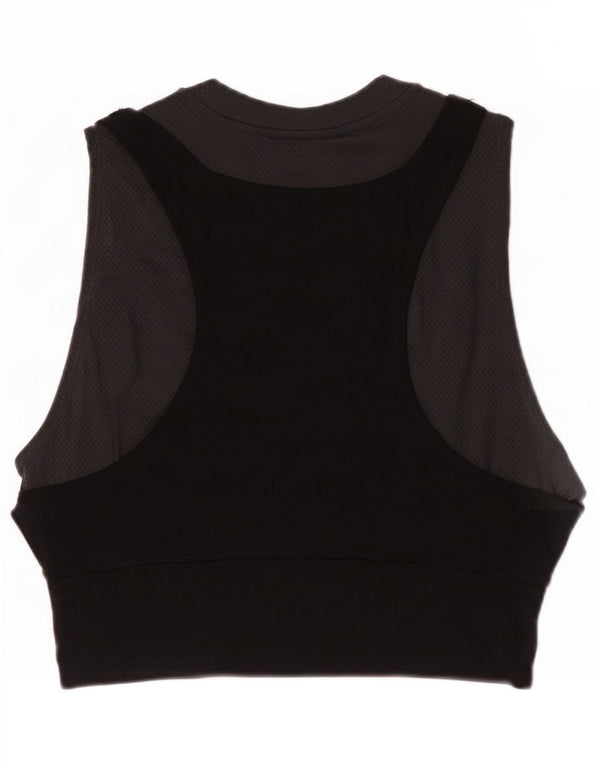 Ιορδανία γυναικείο γιλέκο Crop Tight Fit Top UK 12 Medium Grey Colourblock Nylon