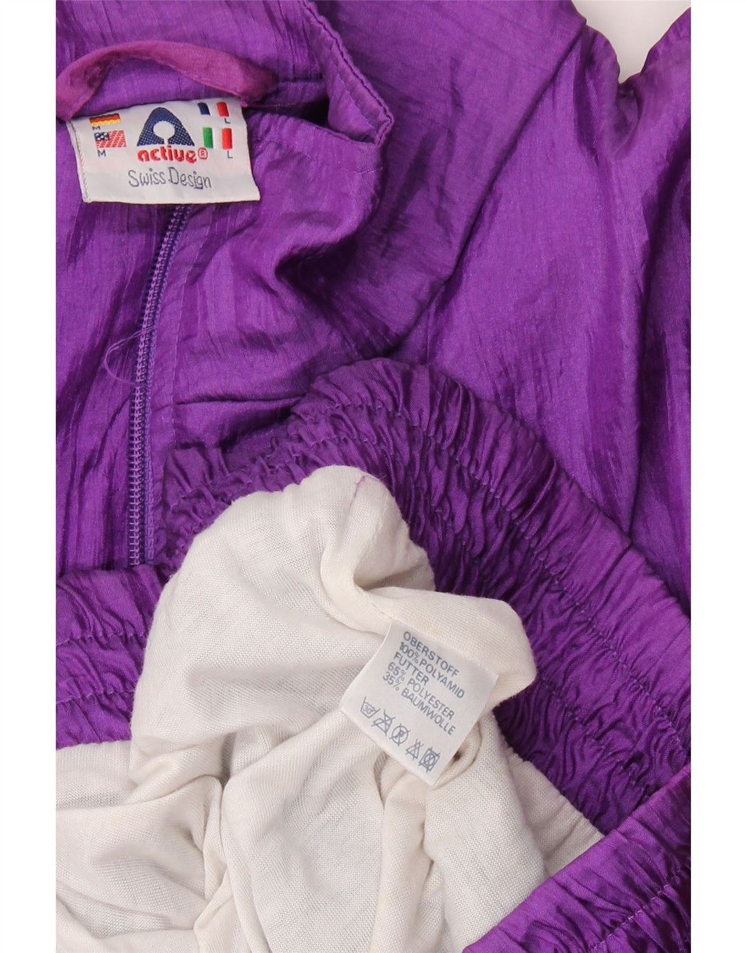 Ανδρική φόρμα Active Loose Fit Full Medium Purple Colourblock Polyamide