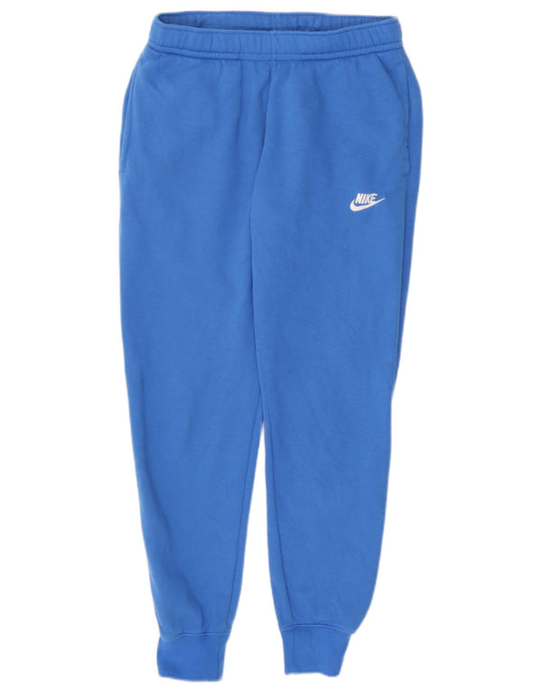Γυναικεία αθλητική φόρμα Nike Παντελόνι Joggers UK 10 Small Blue Cotton