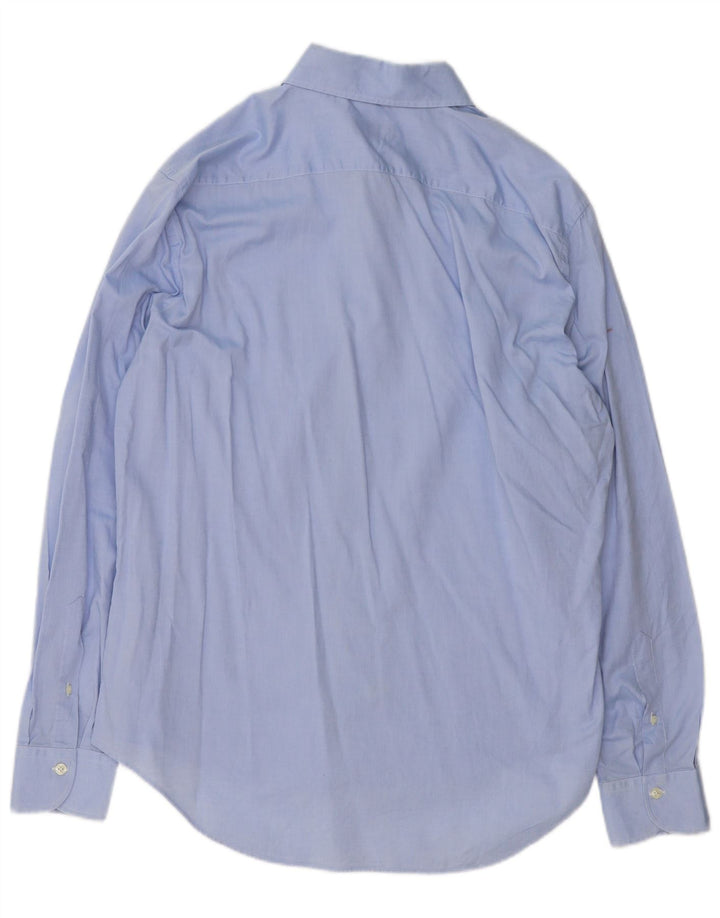 Ανδρικό πουκάμισο Fay Size 44 17 1/2 XL Blue Cotton