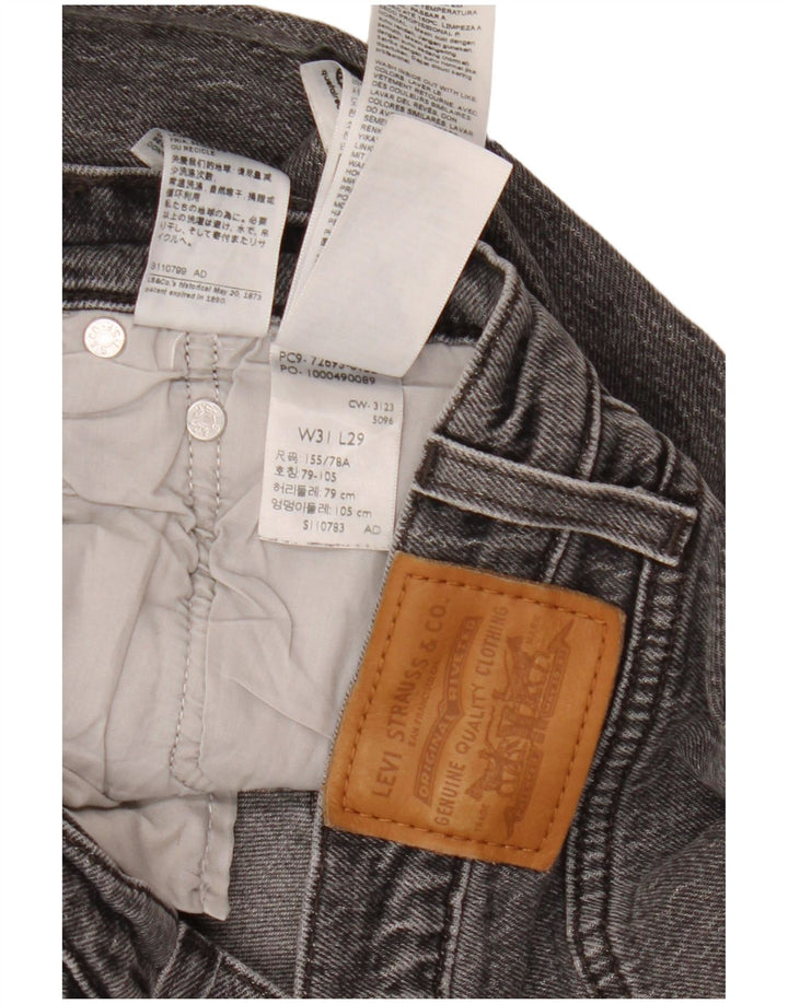 Ανδρικό τζιν Levi's Ribcage ίσιο W31 L29 Γκρι βαμβακερό